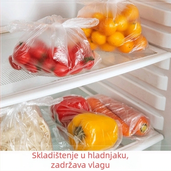 Kuhinjska vrećica za očuvanje svježine hrane, za hladnjak, domaće skladištenje hrane, jednokratna plastična vrećica s lakim otvaranjem