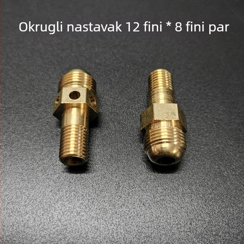 Brončani mlaznik za plinski štednjak – dijelovi za modifikaciju plinskog izvora, regulator zraka i raspršivačka mlaznica