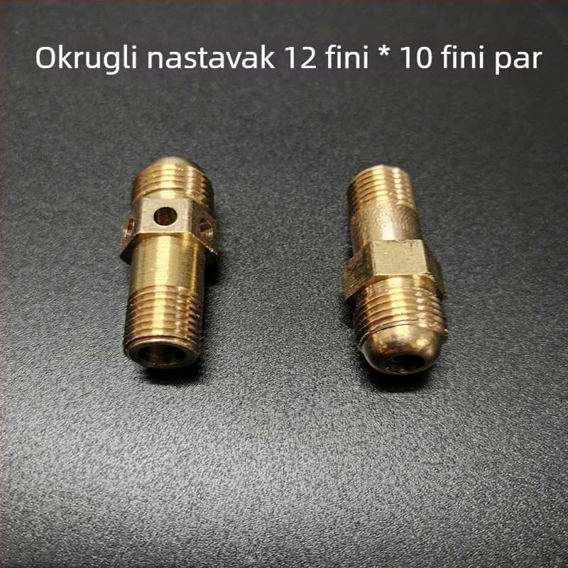 Brončani mlaznik za plinski štednjak – dijelovi za modifikaciju plinskog izvora, regulator zraka i raspršivačka mlaznica