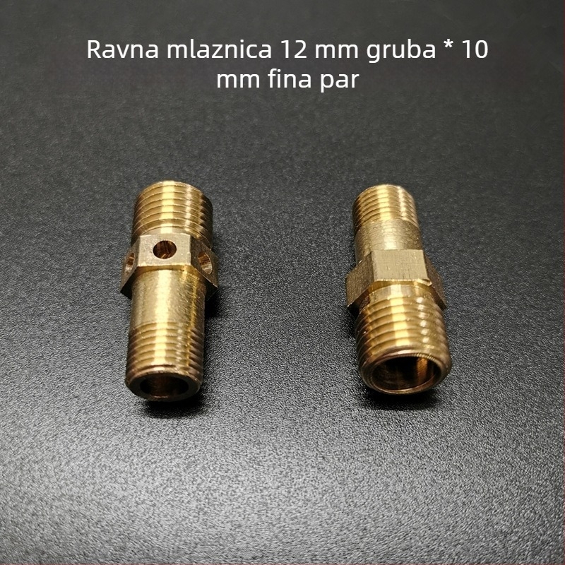 Brončani mlaznik za plinski štednjak – dijelovi za modifikaciju plinskog izvora, regulator zraka i raspršivačka mlaznica