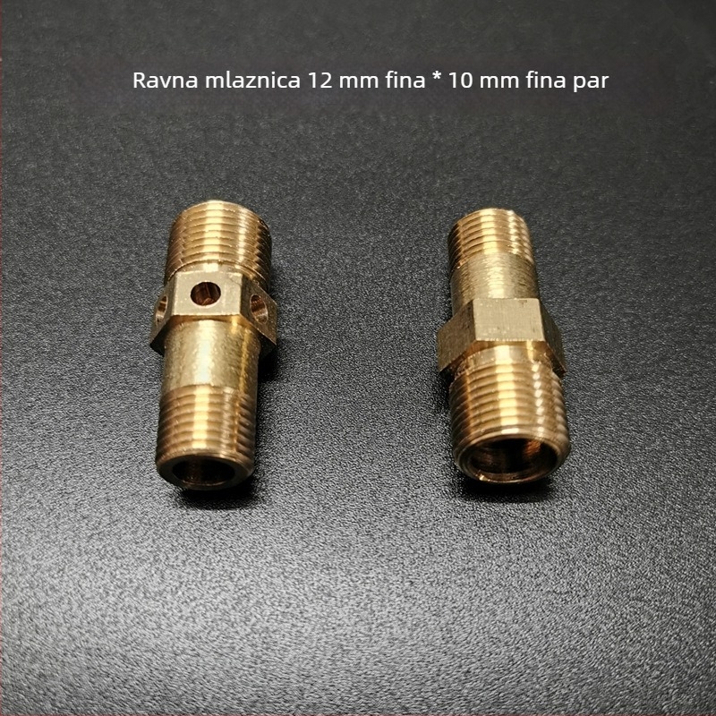 Brončani mlaznik za plinski štednjak – dijelovi za modifikaciju plinskog izvora, regulator zraka i raspršivačka mlaznica