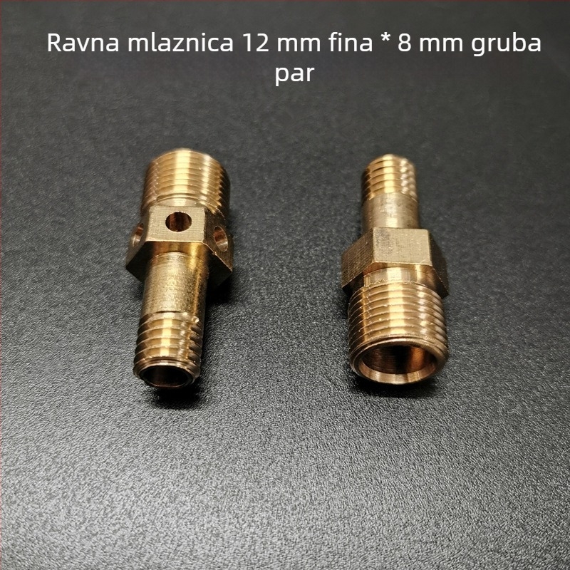 Brončani mlaznik za plinski štednjak – dijelovi za modifikaciju plinskog izvora, regulator zraka i raspršivačka mlaznica