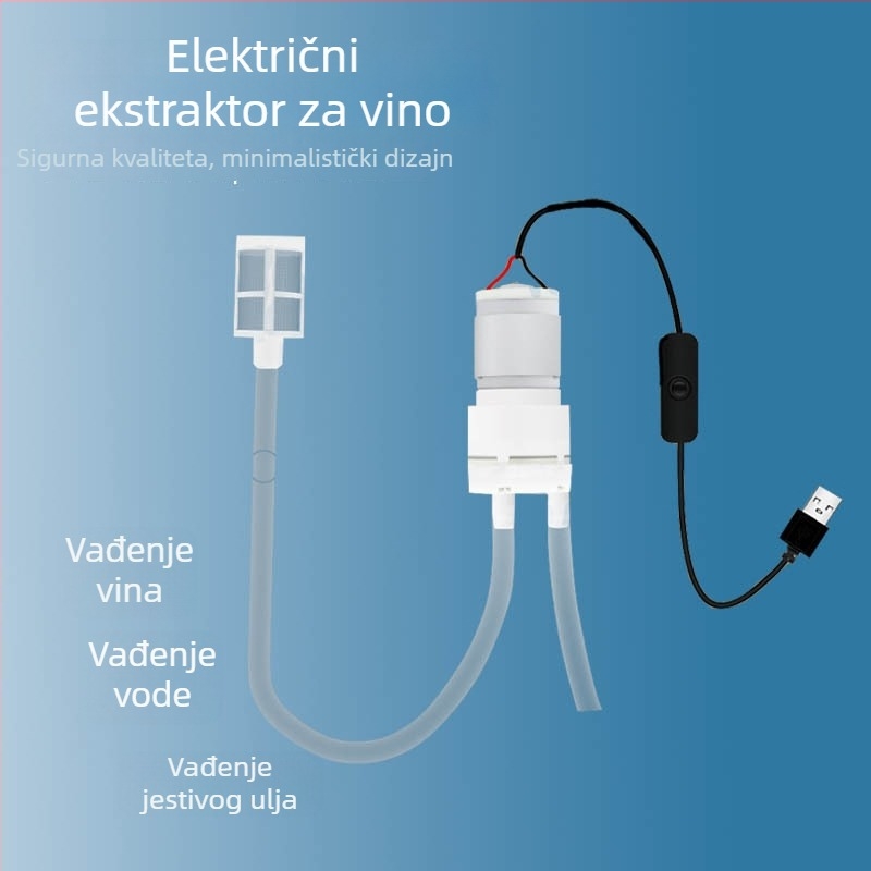 Električna pumpa za vino za kućnu upotrebu, USB punjenje