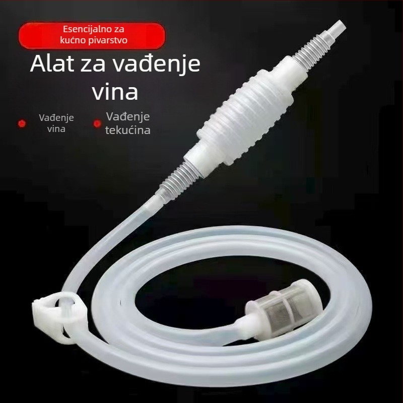 Kućni sifonski alat za ekstrakciju vina s filtrom