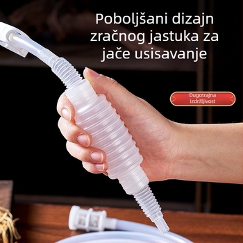 Automatska pumpa za vino s filtrima protiv začepljenja, prehrambene kvalitete, višebojna slamka, namijenjena vinima u staklenkama
