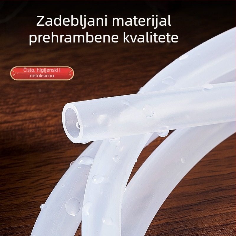 Automatska pumpa za vino s filtrima protiv začepljenja, prehrambene kvalitete, višebojna slamka, namijenjena vinima u staklenkama