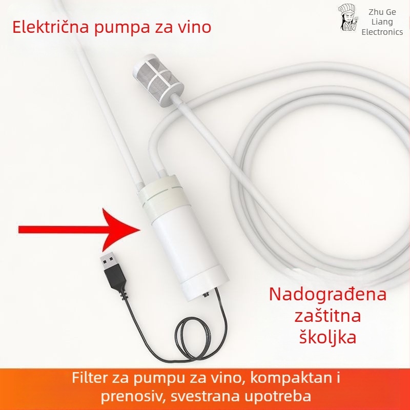 Električni dispenser za vino, automatski pogon, kućni filter za vino