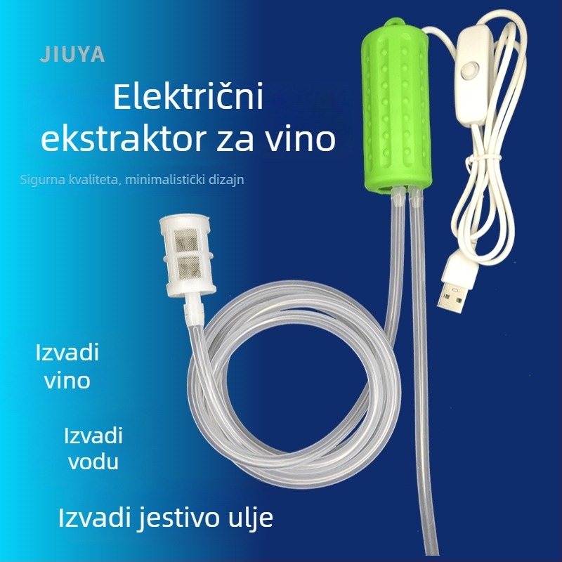 Električni izvlaživač vina, samopodizni dispenser za kućnu upotrebu, filtr za vino i alkohol