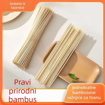 Bambus štapići za roštilj s karameliziranim voćem, janjetina štapići, prženi štapići, grillani glutén, kobasice na štapiću, Bobo pileći štapići, šećerna vuna