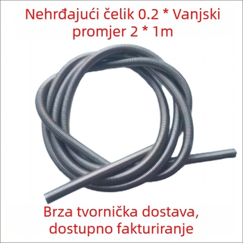 Naponska opruga od nehrđajućeg čelika 304, 0,4, za male kućanske uređaje, igračke i automobilske primjene