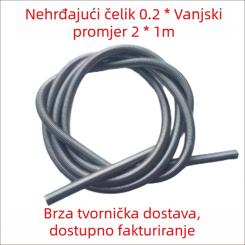 Naponska opruga od nehrđajućeg čelika 304, 0,4, za male kućanske uređaje, igračke i automobilske primjene