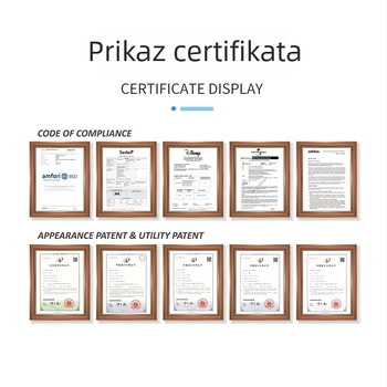 Podesivi poliesterski kaiš za kućne ljubimce s etiketom imena i izdržljivom kopčom oblika D