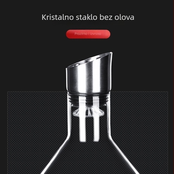 Poklopac za dekanter od 304 nehrđajućeg čelika, vodopadni stil, filtar za vino, kućni dodatak za dekantiranje