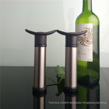 Nehrđajući čep za vino s vakuum pumpom i dvije čepice – hermetičko čuvanje