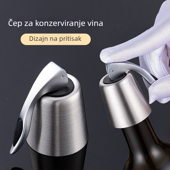 Nehrđajući čelični čep za vino s ekspanzijskim brtvom