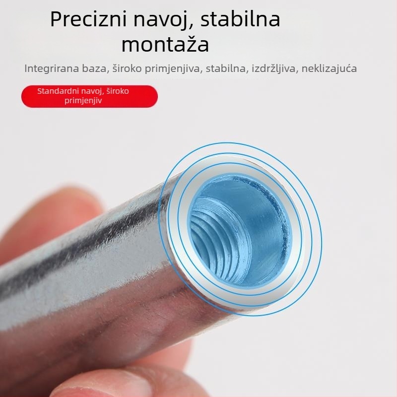 Produžni štap za kutnu brusilicu s konektorom za stroj za vodno brušenje i poliranje, tip 100, višenamjenska željezna tlačna pločica za modifikaciju