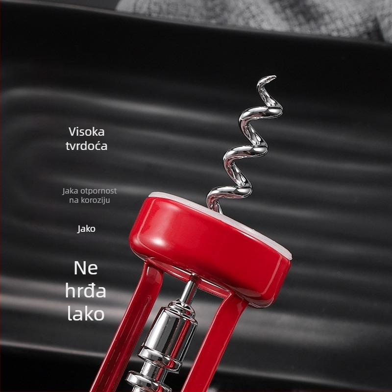 Hongda Limei višestruki otvarač za boce vina i piva, od cinkovog legura, za kućnu upotrebu