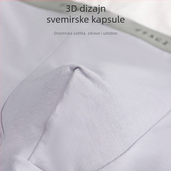 Muške boxerice od modalnog materijala – plus veličina, jednobojne, prozračne, srednji pojas