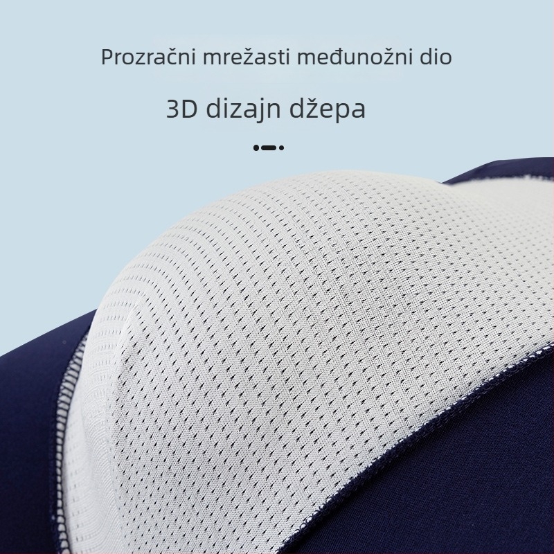 Plus veličine muške bokserice, prozračne, maskirni uzorak
