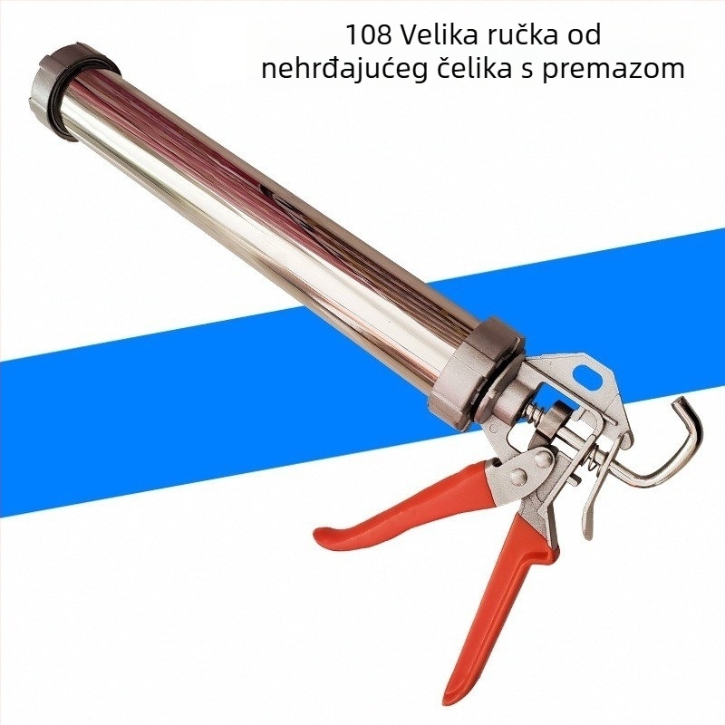 Pistolj za ljepilo 590 ml za strukturna ljepila, bez kapanja, metalno kućište