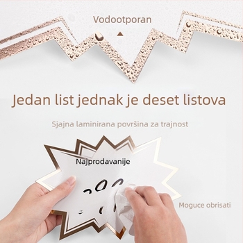 Velika izbrisiva cijena etiketa na POP reklamnom papiru za supermarket