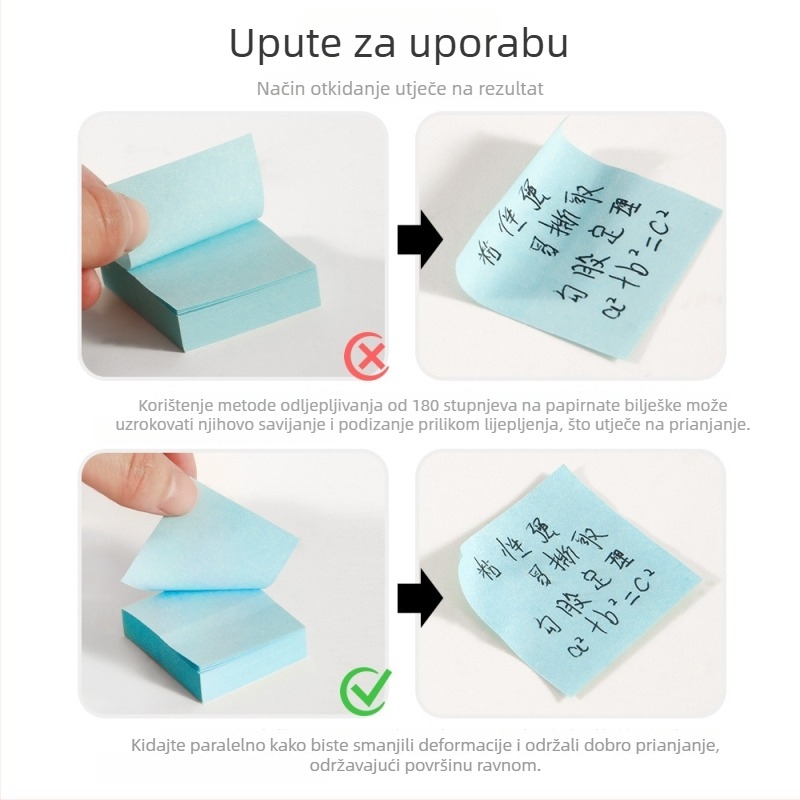 Set 11 boja mini ljepljivih bilježnica i indeksnih kartica, šarene trake za bilješke, 1100 komada