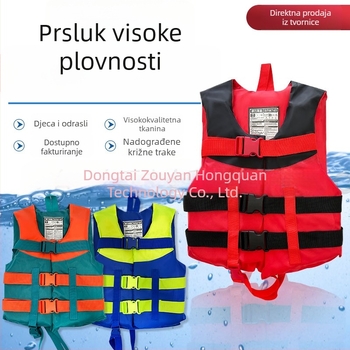 Spasiva jakna za odrasle i djecu za vodene sportove, s visokom plutnošću