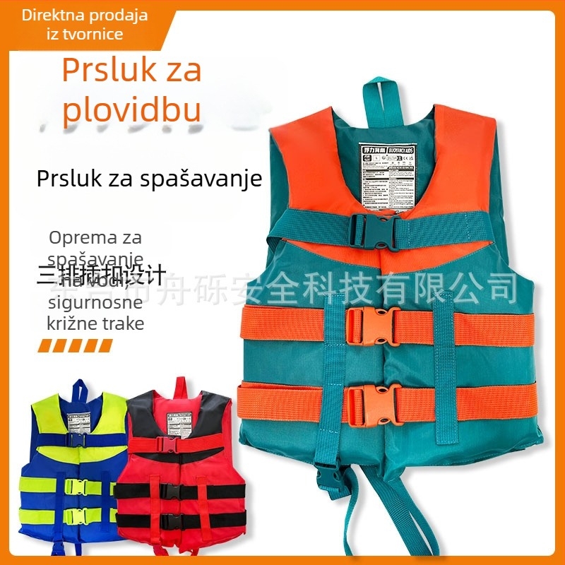 Spasiva jakna za odrasle i djecu za vodene sportove, s visokom plutnošću