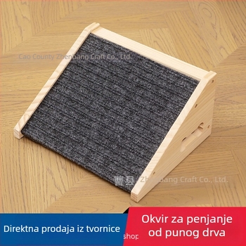 Drvene stepenice za kućne ljubimce za male pse, kućna upotreba, drvene stepenice s rampom, ljestve i pomoćni okvir od drveta