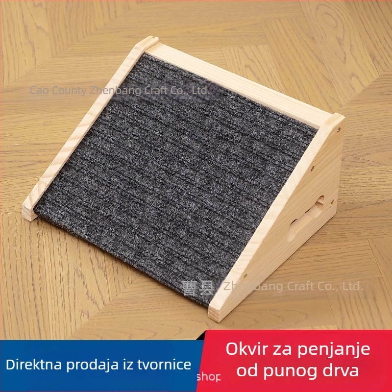 Drvene stepenice za kućne ljubimce za male pse, kućna upotreba, drvene stepenice s rampom, ljestve i pomoćni okvir od drveta