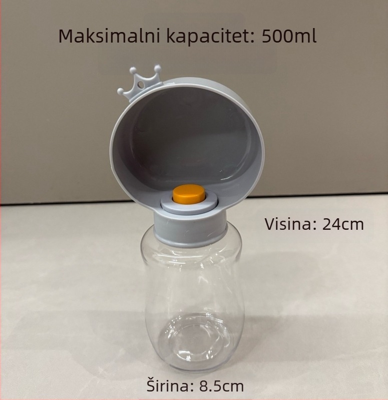 Prijenosna posuda za vodu za pse i mačke, dozator hrane i vode, 2 u 1
