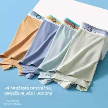 Muške bokserice od modala i ice silk, udobne i prozračne, srednji pojas