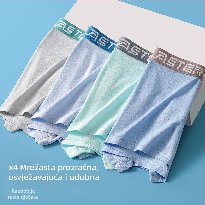 Muške bokserice od modala i ice silk, udobne i prozračne, srednji pojas