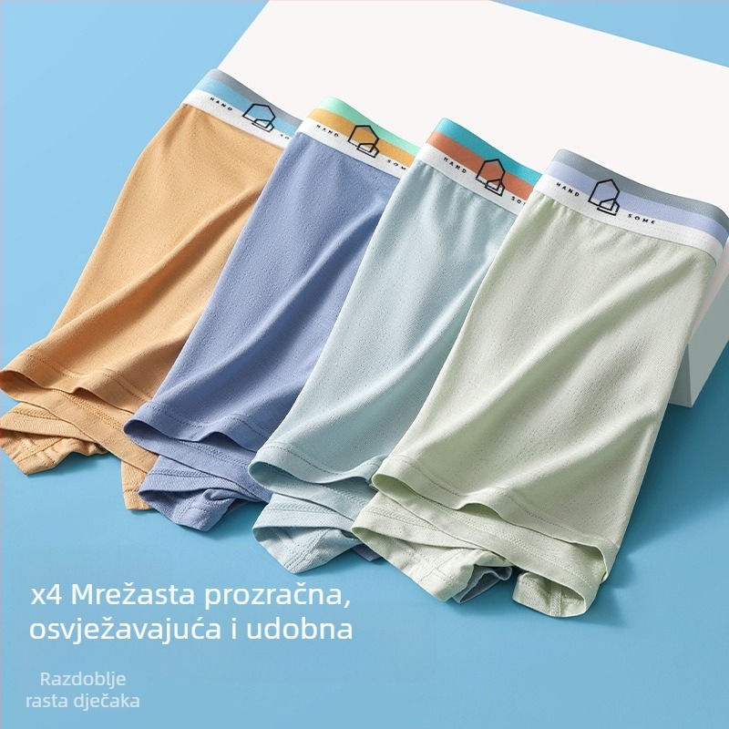Muške bokserice od modala i ice silk, udobne i prozračne, srednji pojas
