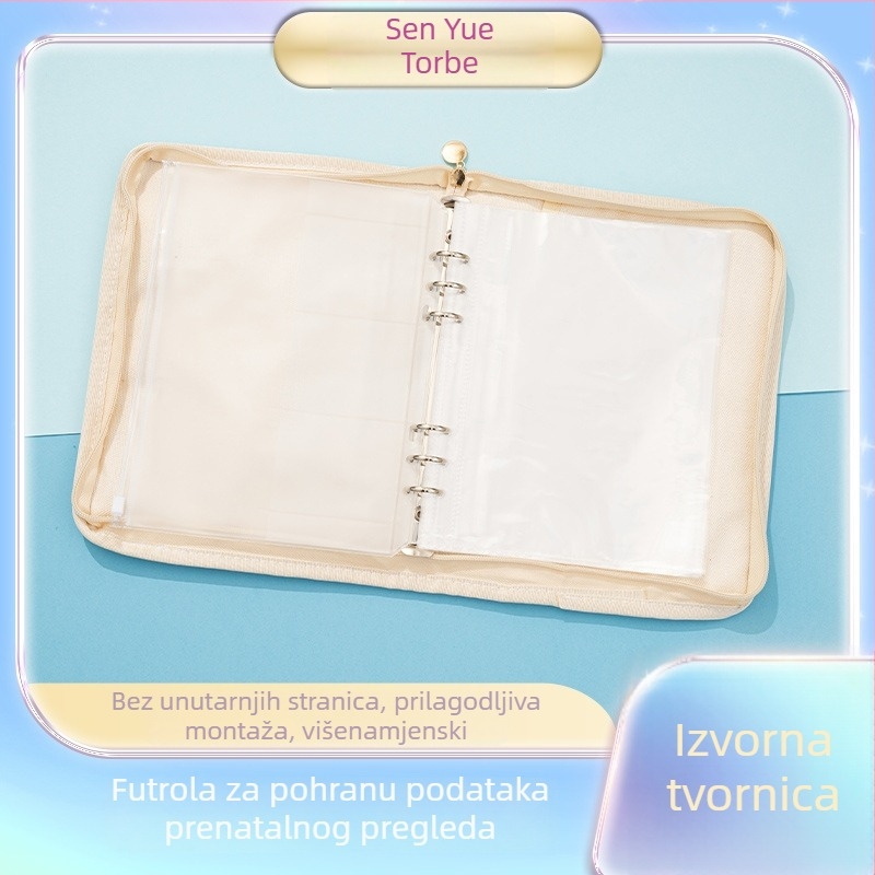 Knjiga od tkanine za pohranu podataka o trudnoći, format A5
