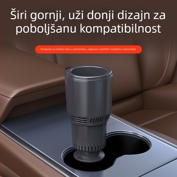 Automobilska šalica za tople i hladne napitke, 12V grijanje, brzo hlađenje – dvostruka funkcija termosa za auto