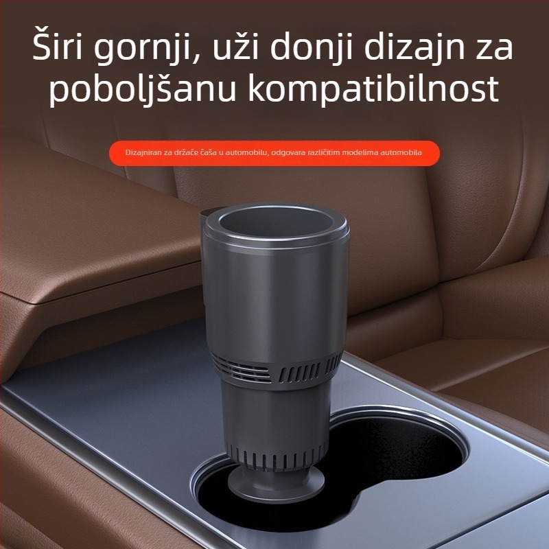 Automobilska šalica za tople i hladne napitke, 12V grijanje, brzo hlađenje – dvostruka funkcija termosa za auto