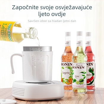 Prijenosna čaša za hlađenje i grijanje, dvostruka kontrola temperature, ugrađeni grijač