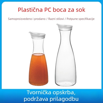Prozirna PC plastična boca za sok i hladnu vodu, šejker za bar, KTV, kućna uporaba