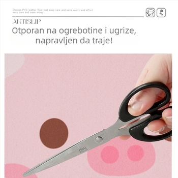 Crtić podmeta za hranjenje za kućne ljubimce, upija vodu i brzo se suši, protuklizna, lako se čisti