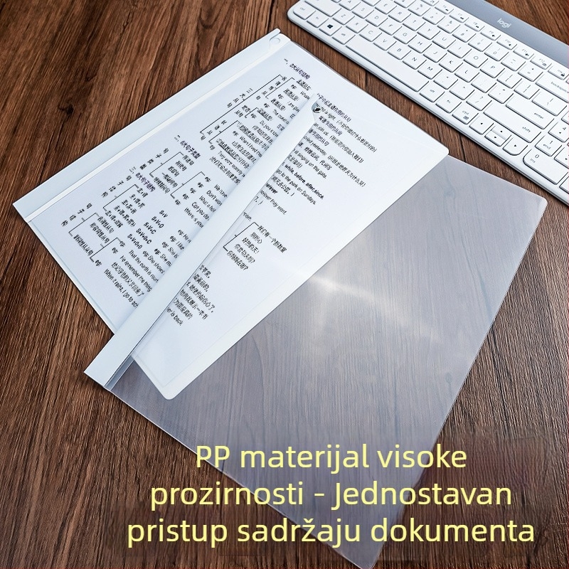 Okretni lever folder za A4 papir, plastični klips za dokumente, organizator papira