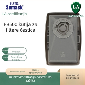 P9500 kutija filtera za čestice za KP100 masku s vlaknima stakla