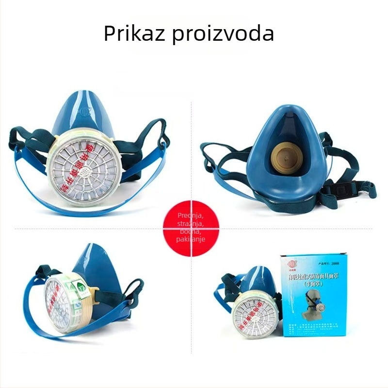 Earth Brand 2004 broj 4 polumaska za zaštitu od plinova, srednje veličine – zaštita od amonijaka, amonijevog klorida i sumporovodika