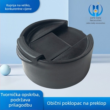 Flip-top poklopac za šalice s univerzalnim promjerom, kompatibilan s poklopcima od nehrđajućeg čelika i plastičnim šalicama
