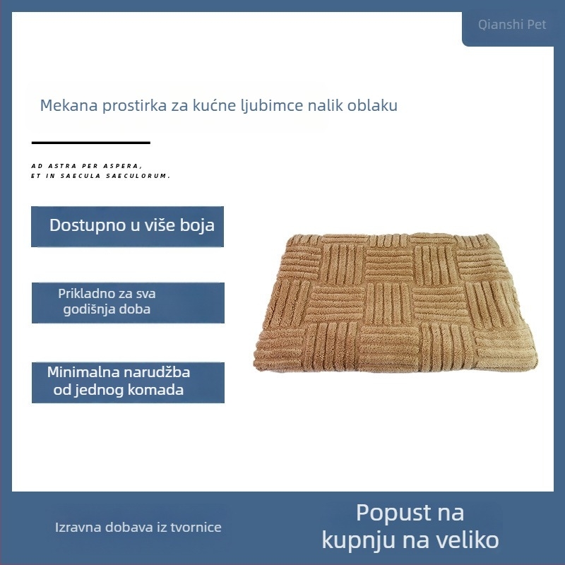 Meko plišano gnijezdo za kućne ljubimce, krevet za pse i mačke, za male i srednje veličine