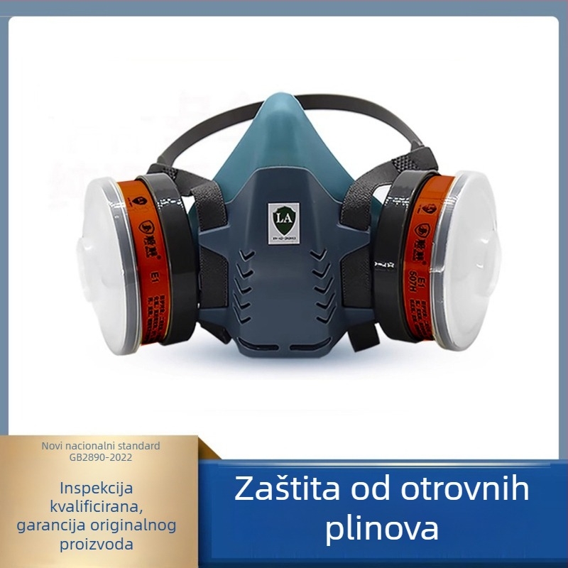 Extreme Standard 701G silikonska polumaske s dvostrukim filtrom, za pesticidne kemikalije i prskanje