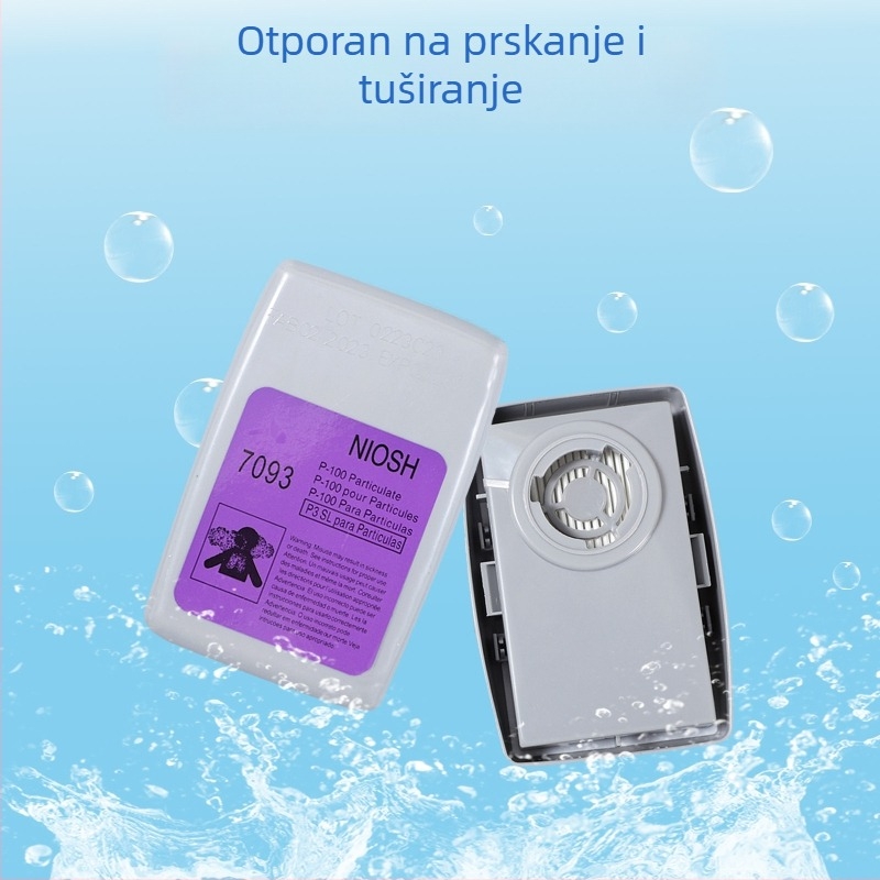 P100 kutija za filter s aktivnim ugljenom za prašinu od brušenja i dekoracije, prašinu iz rudnika – zaštita dišnih putova