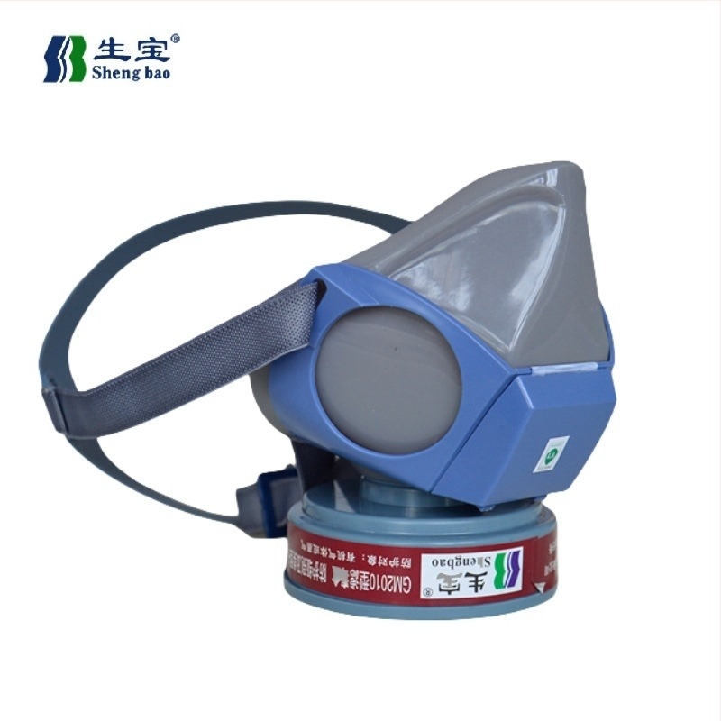 Shengbao GM2004 Polumaska Respirator za Bojanje i Kemijsku Zaštitu, Zaštita od Prašine i Štetnih Plinova