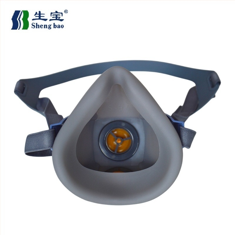 Shengbao GM2004 Polumaska Respirator za Bojanje i Kemijsku Zaštitu, Zaštita od Prašine i Štetnih Plinova