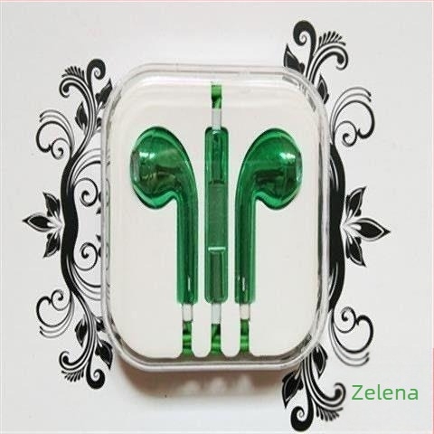 In-ear žične slušalice, 3.5 mm L-oblik utikač, kompatibilne s vivo, iQOO, Huawei, OPPO i Honor 20 — srebrna / crvena